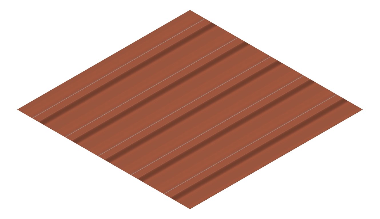 3D Presentation Image of Metal SheetCladding Fielders TL5 NSW VIC WA Aries
