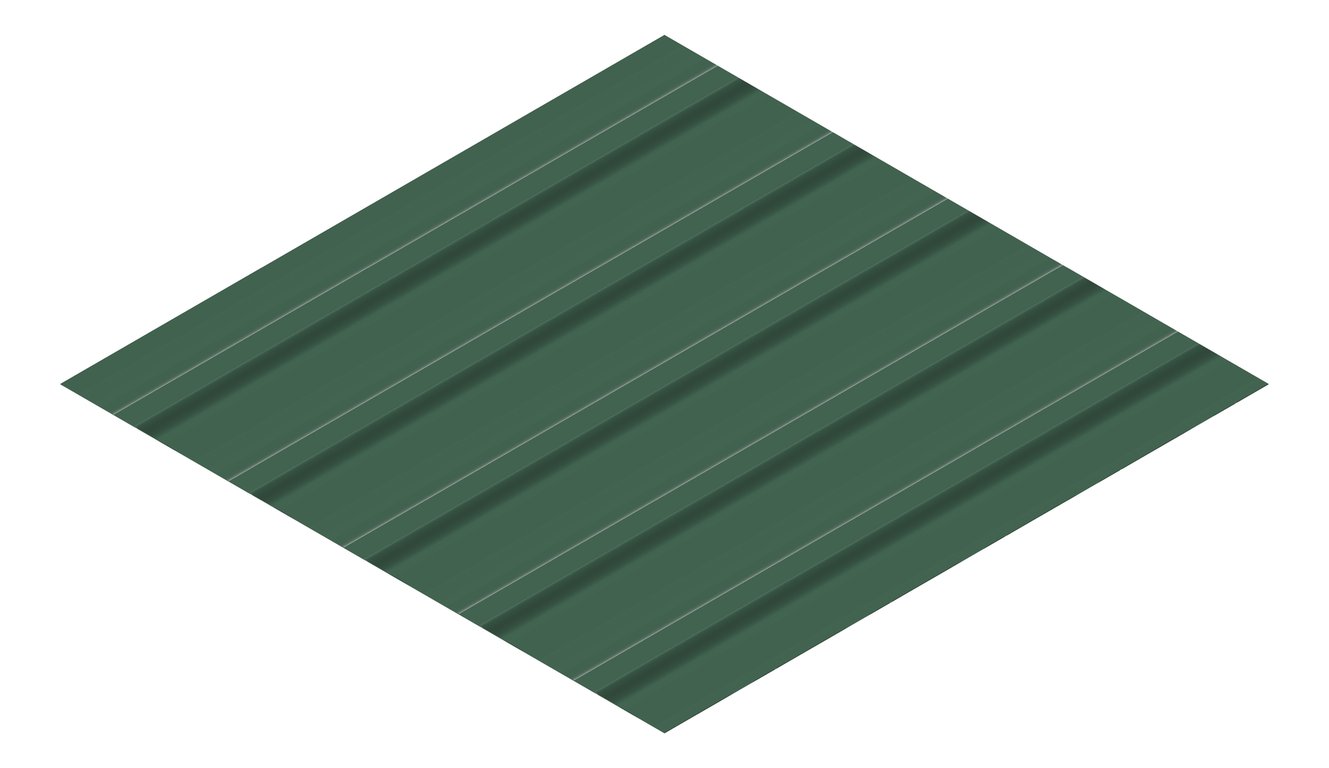 3D Presentation Image of Metal SheetCladding Fielders TL5 NSW VIC WA CottageGreen