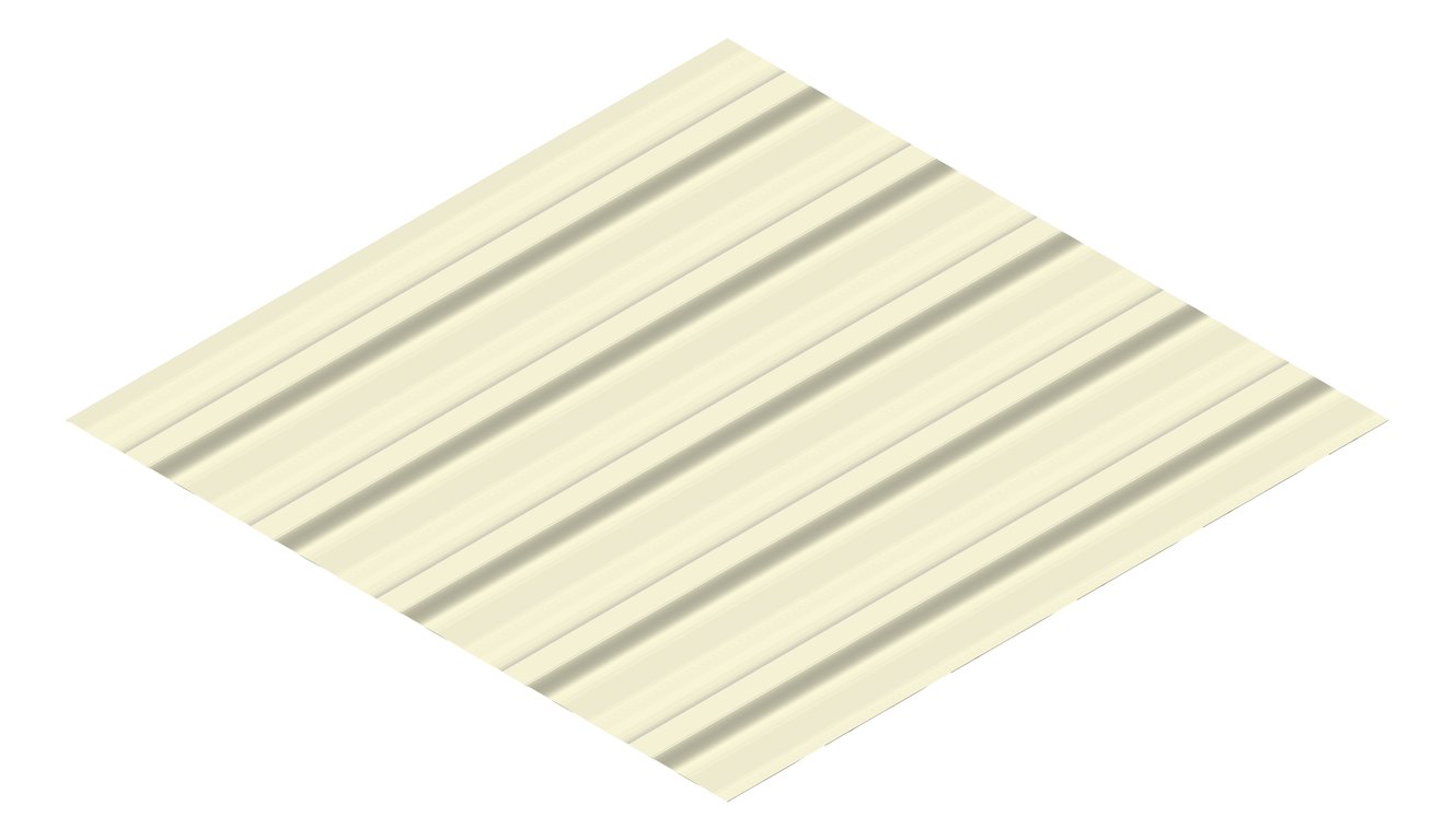 3D Presentation Image of Metal SheetCladding Fielders TL5 NSW VIC WA EveningHaze