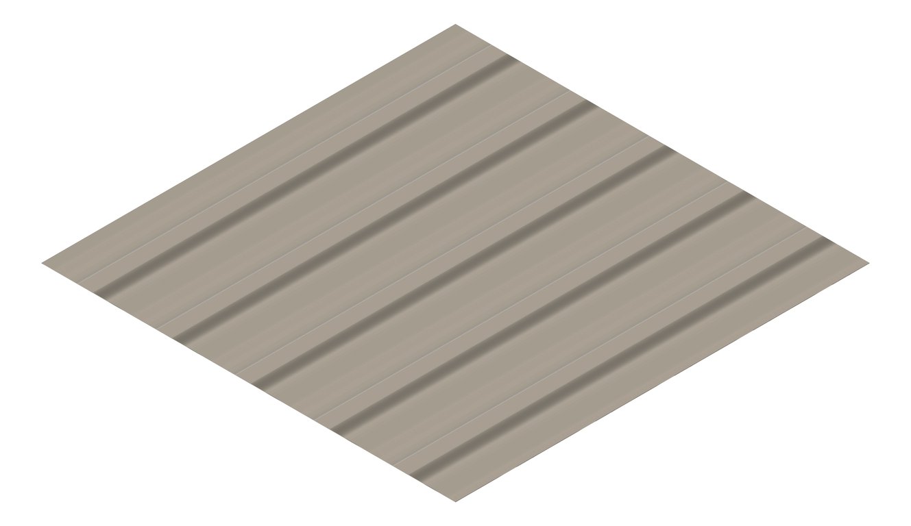 3D Presentation Image of Metal SheetCladding Fielders TL5 NSW VIC WA Gully