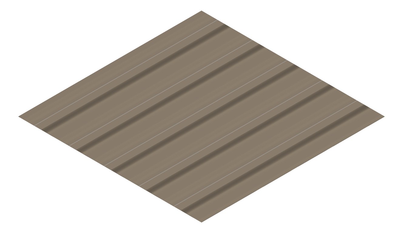 3D Presentation Image of Metal SheetCladding Fielders TL5 NSW VIC WA Jasper