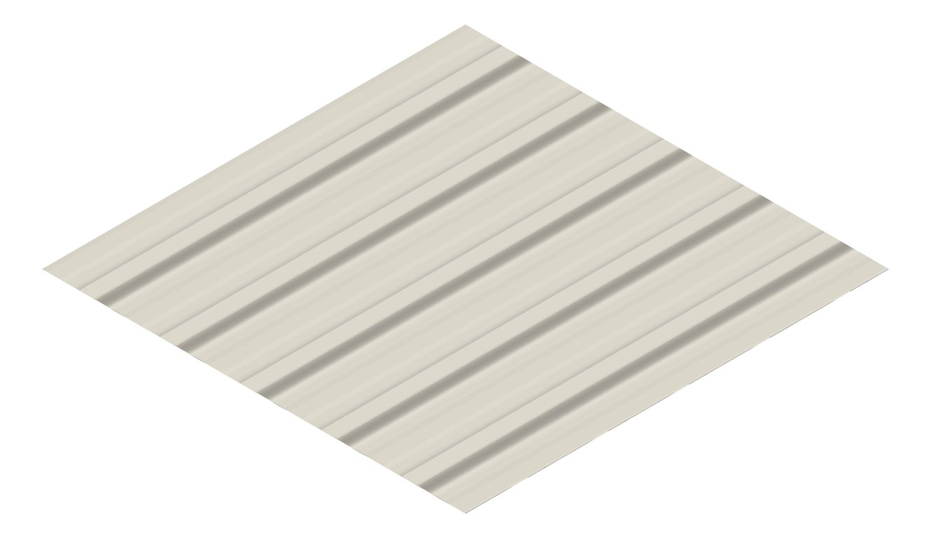 3D Presentation Image of Metal SheetCladding Fielders TL5 NT SA Dune
