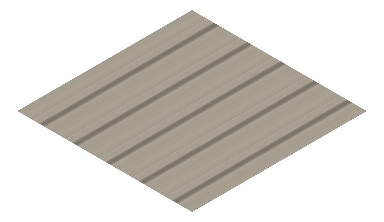 3D Presentation Image of Metal SheetCladding Fielders TL5 NT SA Gully