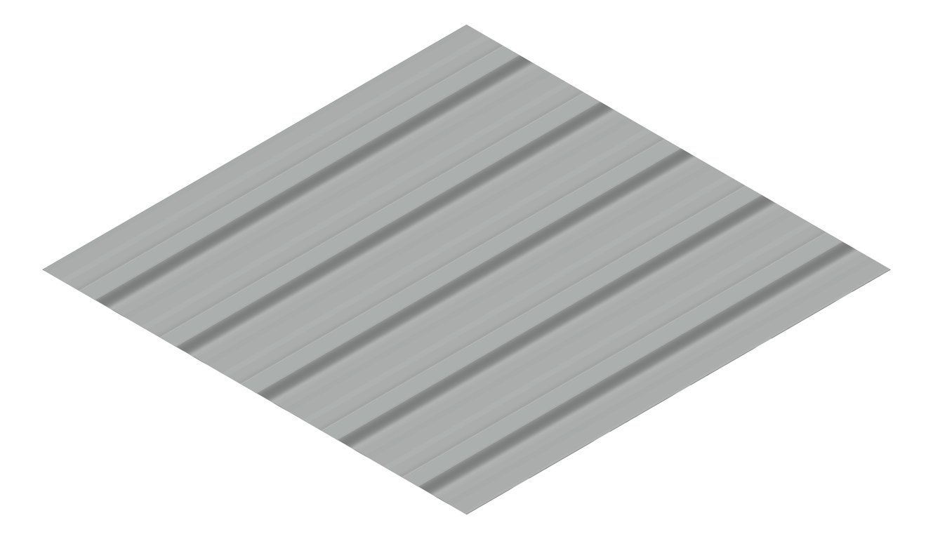 3D Presentation Image of Metal SheetCladding Fielders TL5 NT SA Windspray