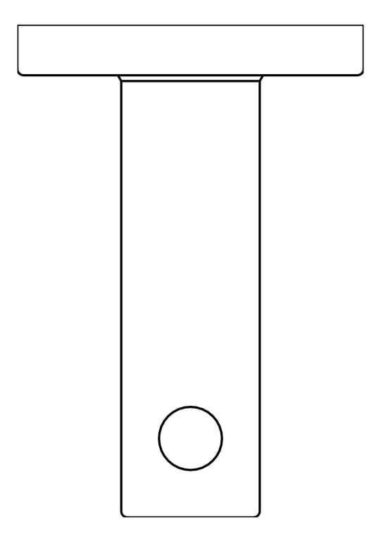 Plan Image of RobeHook Single Fienza Kaya