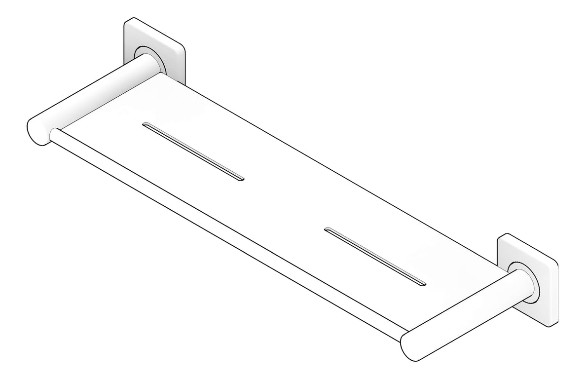 3D Documentation Image of Shelf Shower Fienza Sansa