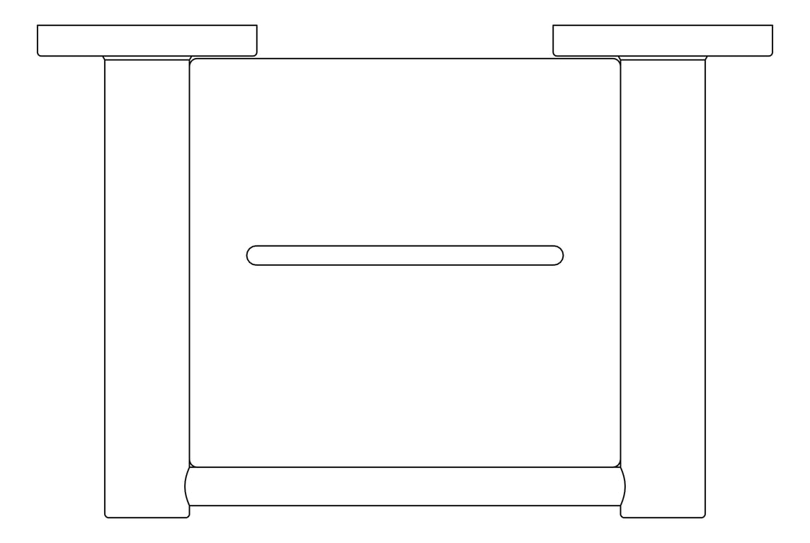 Plan Image of Shelf SurfaceMount Fienza Sansa Soap
