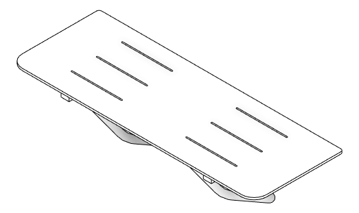 3D Documentation Image of ShowerSeat Folding Fienza LucianaCare Accessible