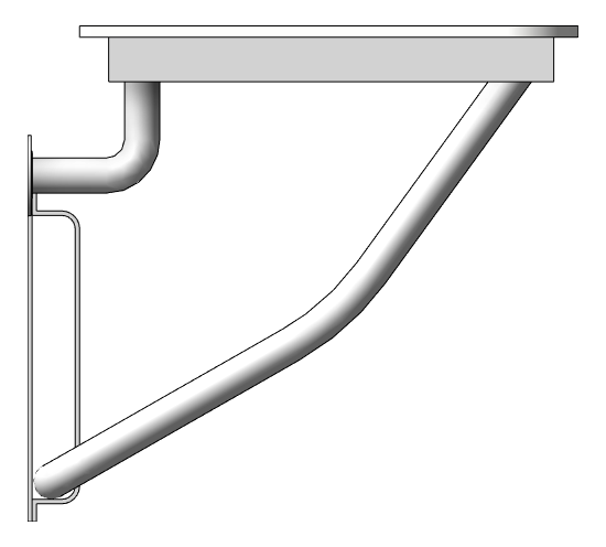 Left Image of ShowerSeat Folding Fienza LucianaCare Accessible