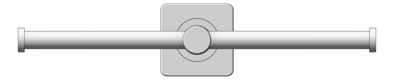 Front Image of ToiletRollHolder Double Fienza Sansa
