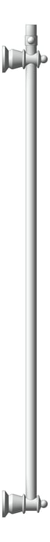 Left Image of TowelRail Heated Fienza Lilian VerticalBars Hook