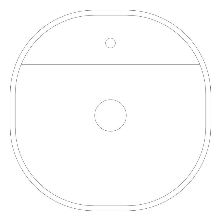 Plan Image of Basin AboveCounter Fienza Chica