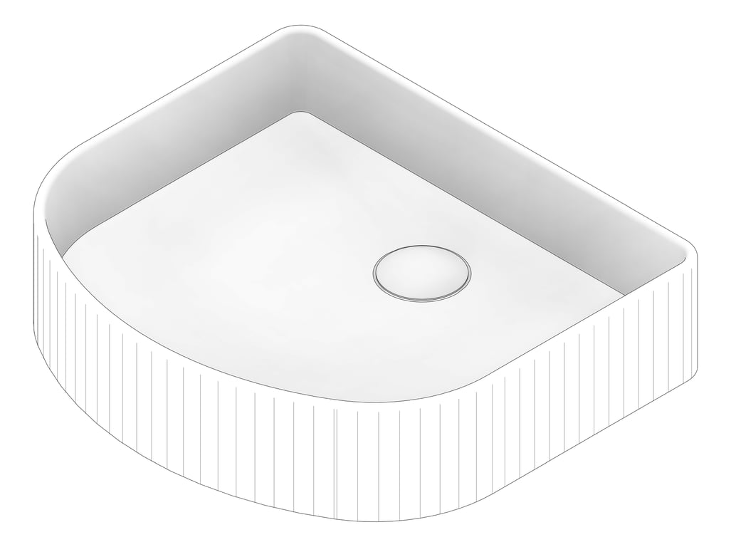 3D Documentation Image of Basin AboveCounter Fienza Eleanor Arch