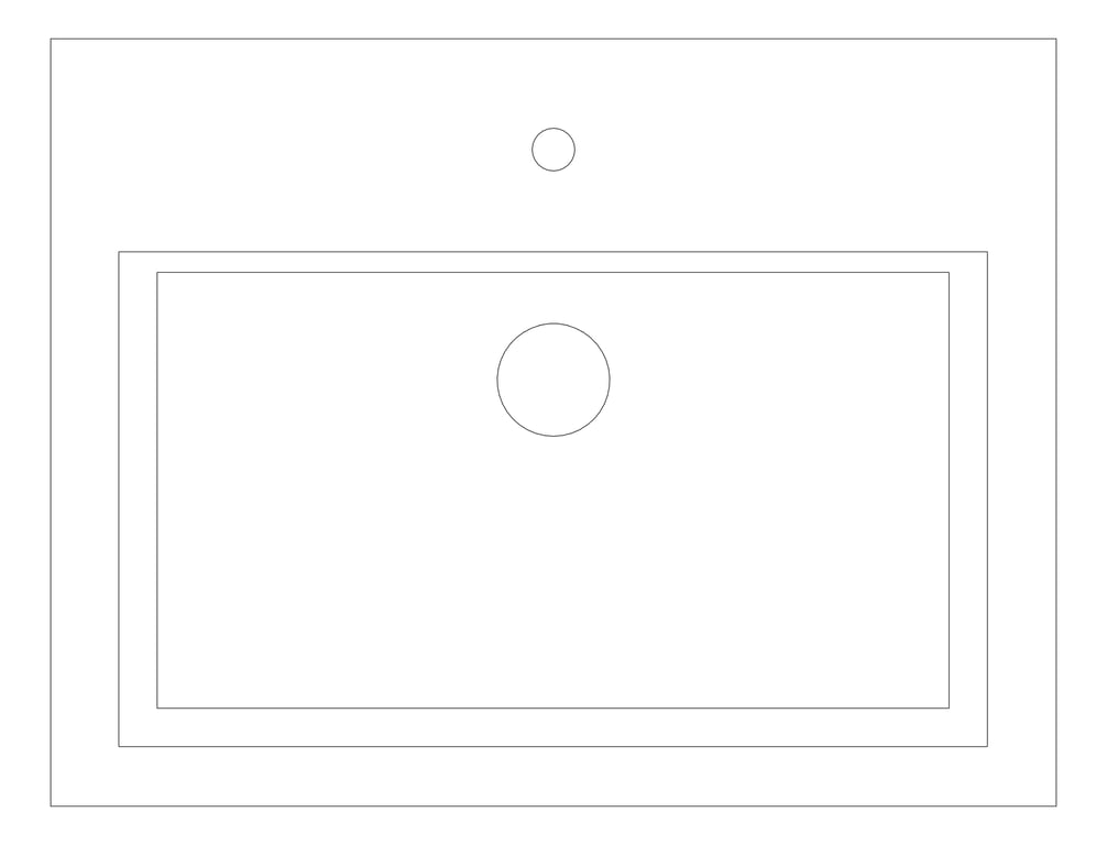Plan Image of Basin AboveCounter Fienza Modena