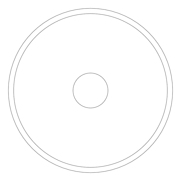 Plan Image of Basin AboveCounter Fienza Reba Mini