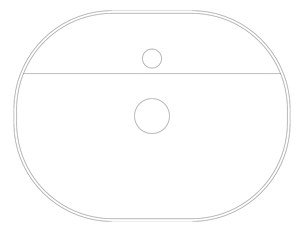 Plan Image of Basin CounterTop Fienza Chica