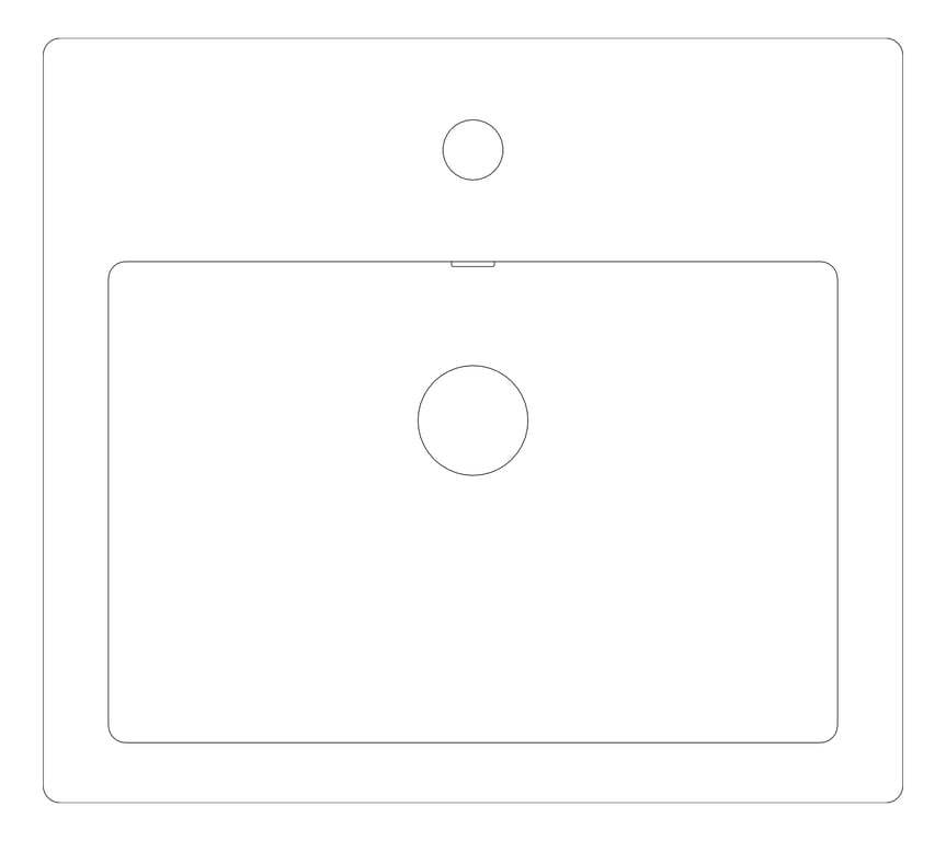 Plan Image of Basin Inset Fienza LowProfile