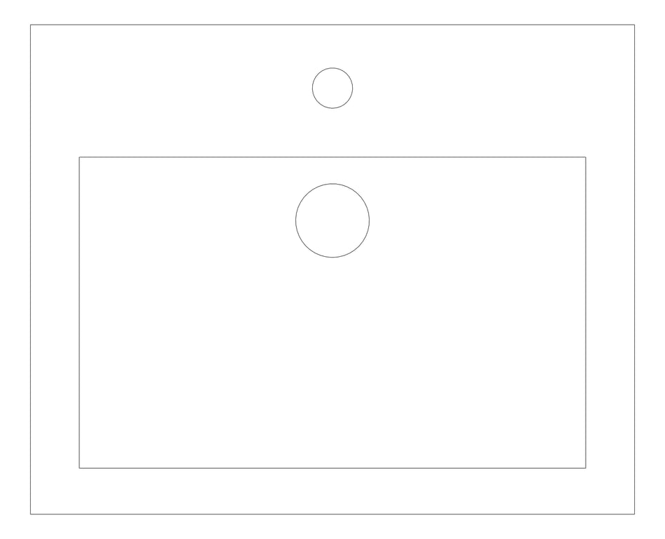 Plan Image of Basin SemiRecessed Fienza Belinda