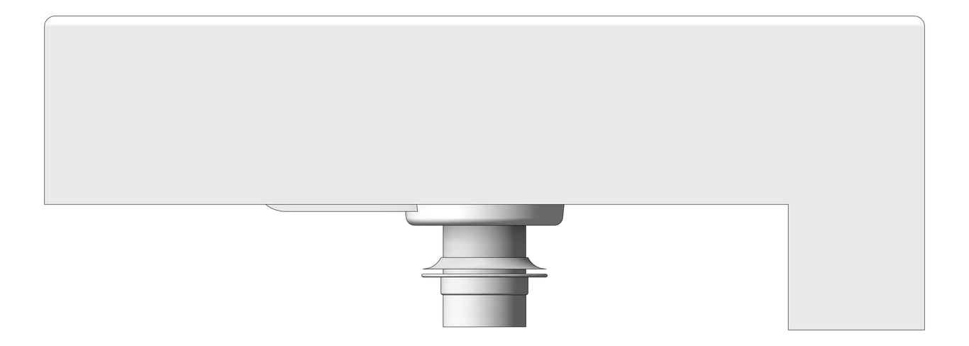 Left Image of Basin SemiRecessed Fienza Helen Junior