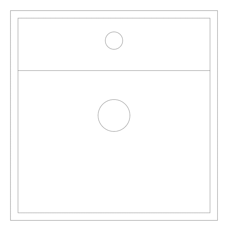 Plan Image of Basin SemiRecessed Fienza Helen Junior