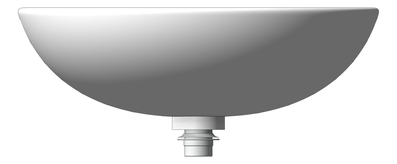 Front Image of Basin SemiRecessed Fienza Micki