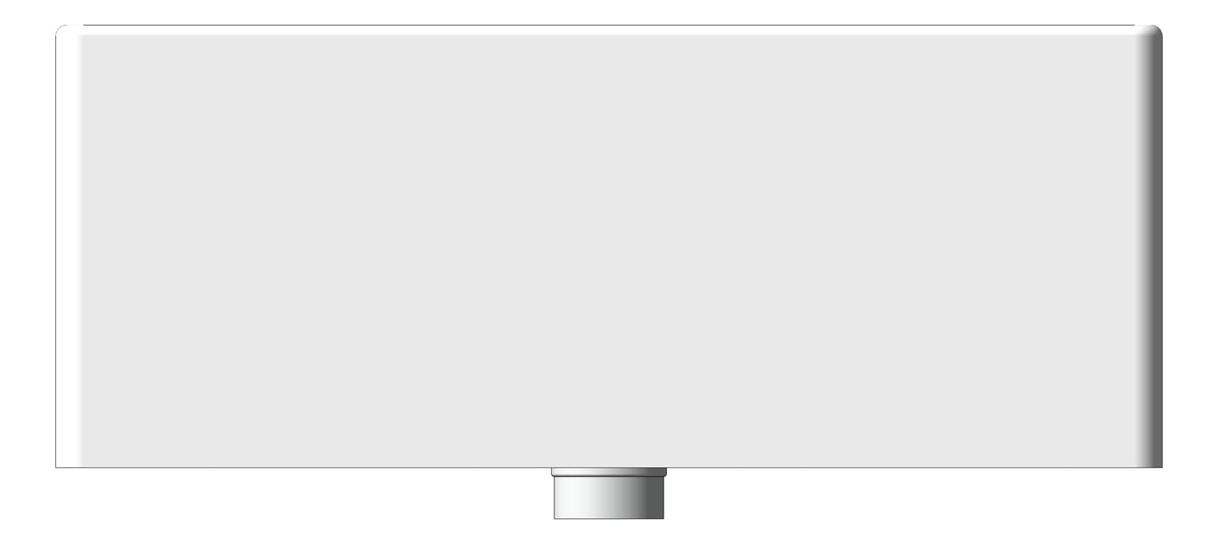 Front Image of Basin SemiRecessed Fienza Petra Mini