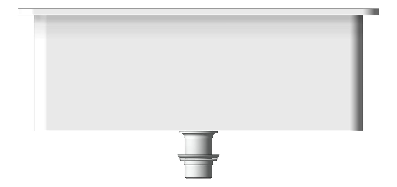 Front Image of Basin UnderMount Fienza Petra