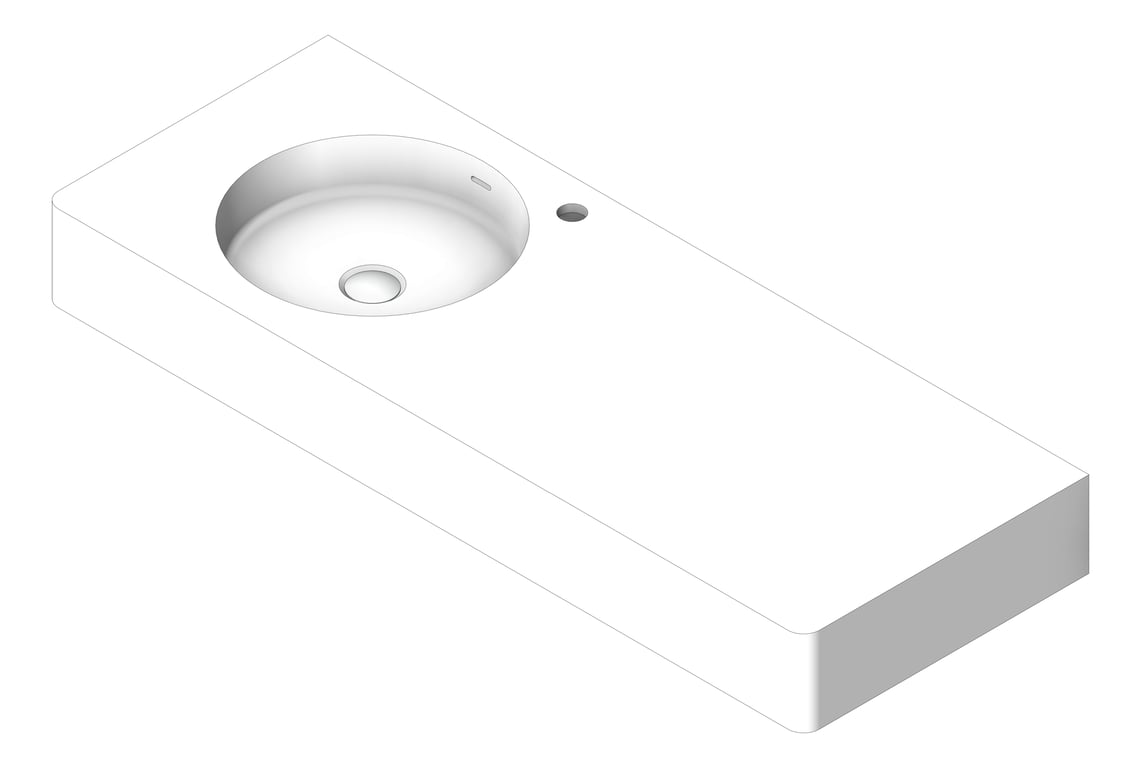 Navigate to Basin WallHung Fienza Encanto 1200 Left