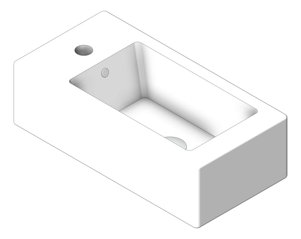 Navigate to Basin WallHung Fienza Linea Left