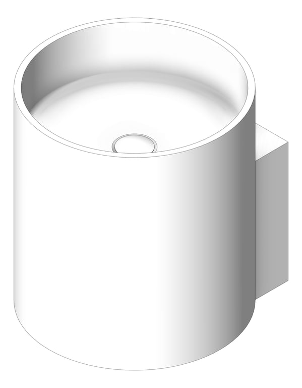 Image of Basin WallHung Fienza Livo Cylinder