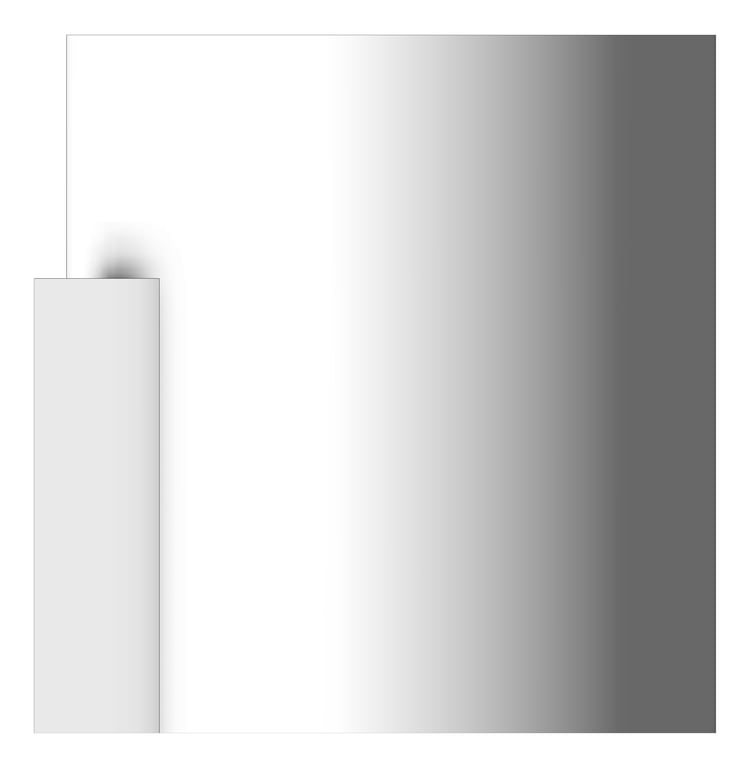 Left Image of Basin WallHung Fienza Livo Cylinder