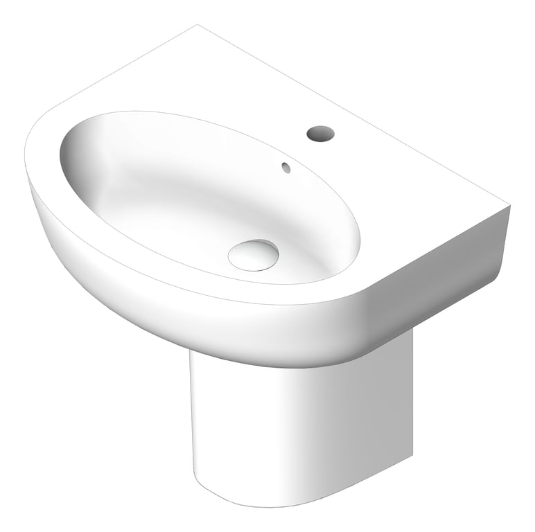 Image of Basin WallHung Fienza StellaCare Shroud