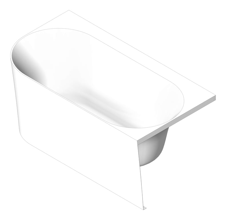 Navigate to Bath Corner Fienza Chloe 1400 Left
