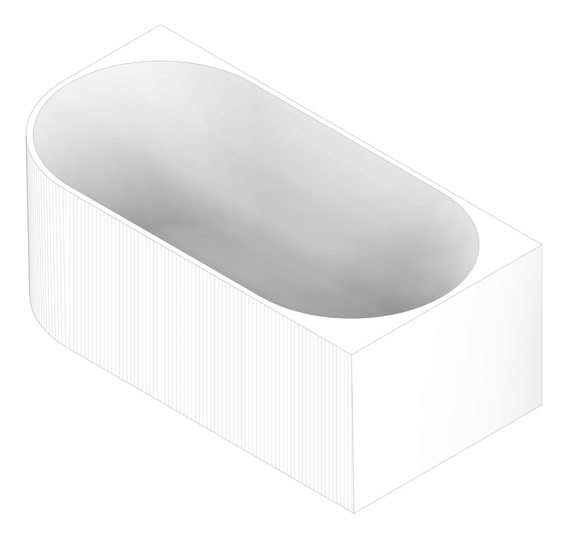 3D Documentation Image of Bath Corner Fienza Eleanor Left