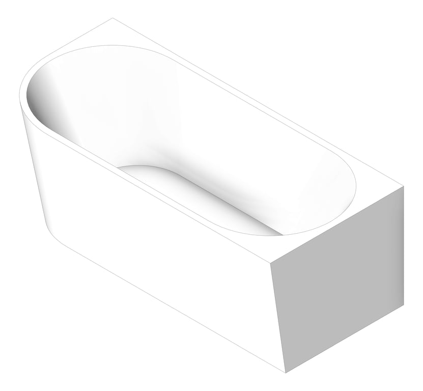 Navigate to Bath Corner Fienza Isabella 1700 Left