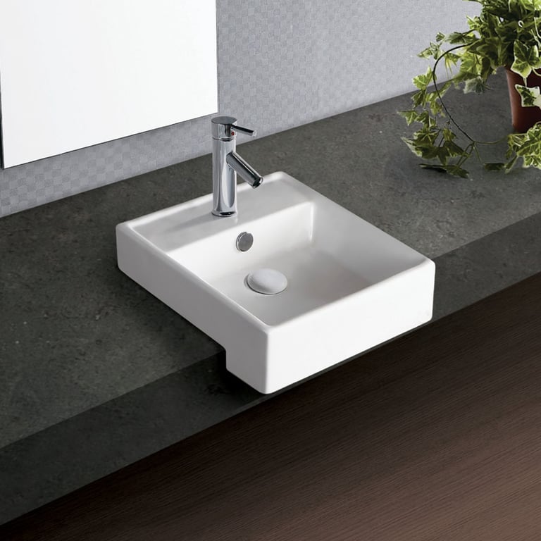 2041B 2 Image of Basin SemiRecessed Fienza Helen Junior