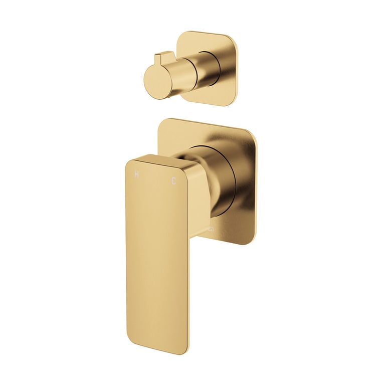 233102UB-4 Image of MixerTap Diverter Fienza Tono SquarePlates