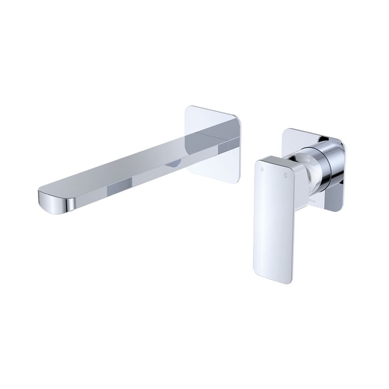 233104-200 Image of MixerSet Wall Fienza Tono SquarePlates 200