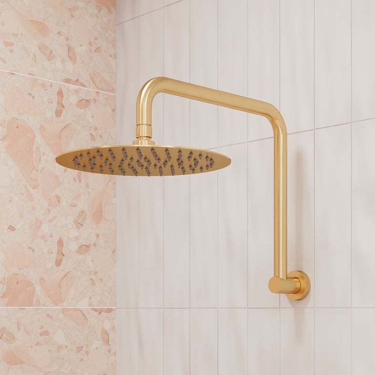411125UB-A 2 Image of Shower Wall Fienza Kaya Gooseneck