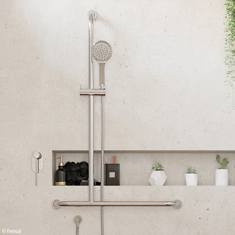 444113 3 Image of Shower Rail Fienza LucianaCare Accessible Left