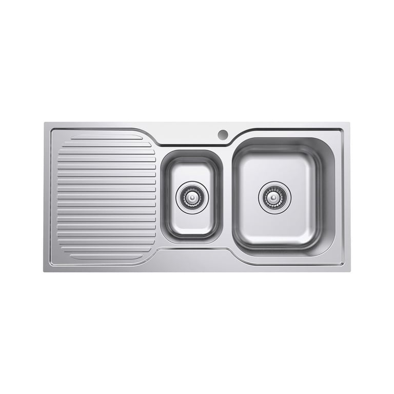 68105R Image of Sink Kitchen Fienza Tiva OneAndHalfBowl Right