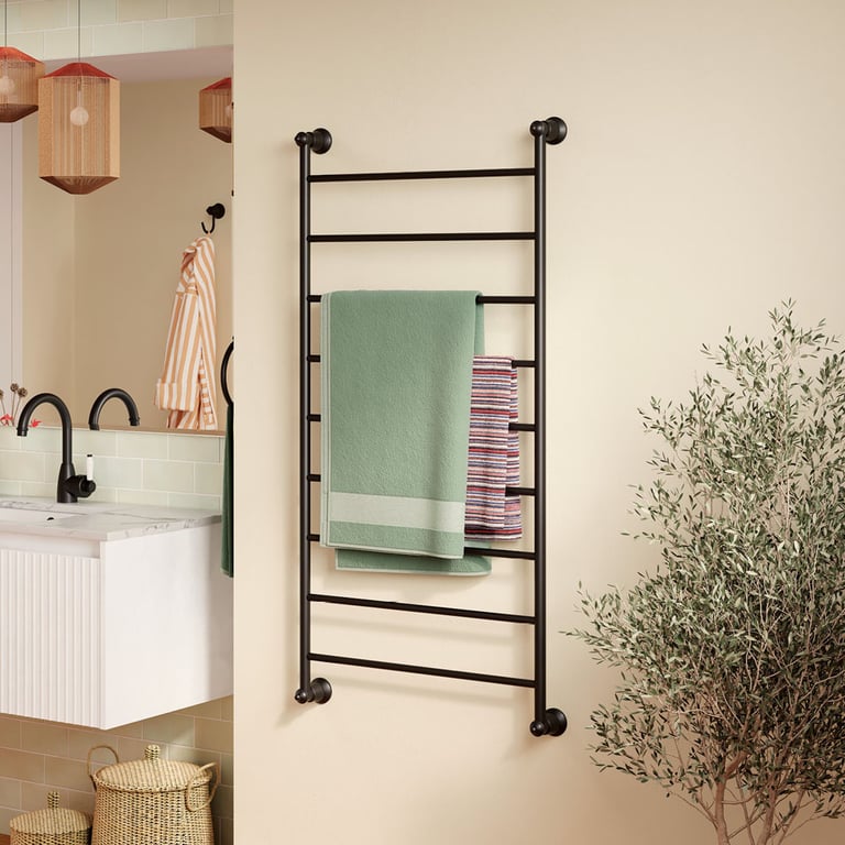 81060120MB 4 Image of TowelRail Heated Fienza Lilian 9Bars