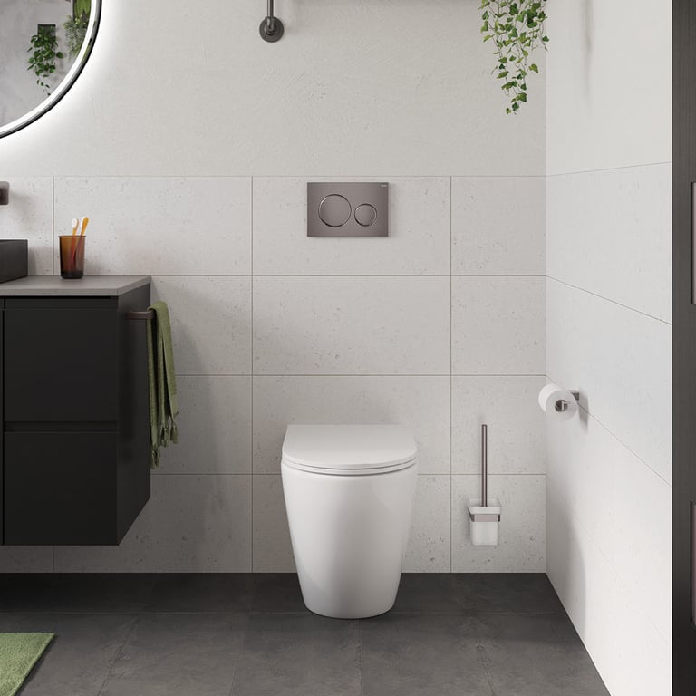 851010GM 3 Image of ToiletBrushHolder SurfaceMount Fienza Tono