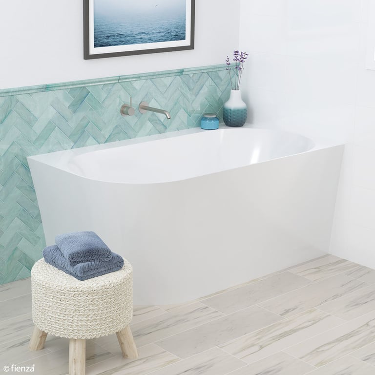 FR75-1400L 3 Image of Bath Corner Fienza Chloe 1400 Left