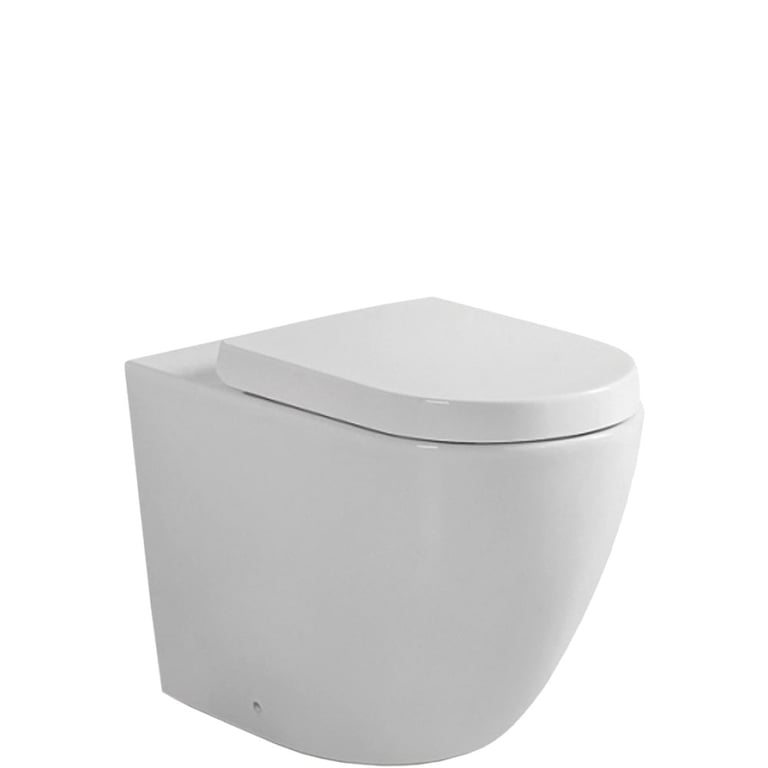 K002376.jpg Image of Toilet WallFaced Fienza Koko Rimless