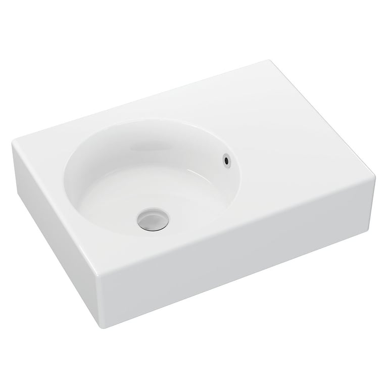 RB039L.jpg Image of Basin WallHung Fienza Reba Left