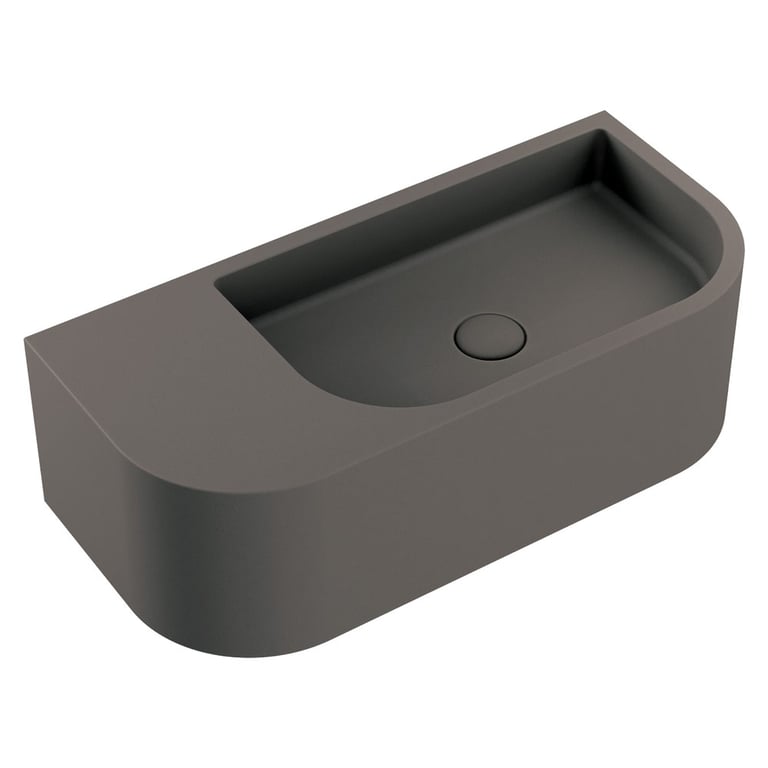 RB061 Image of Basin WallHung Fienza Blanca Concrete Right