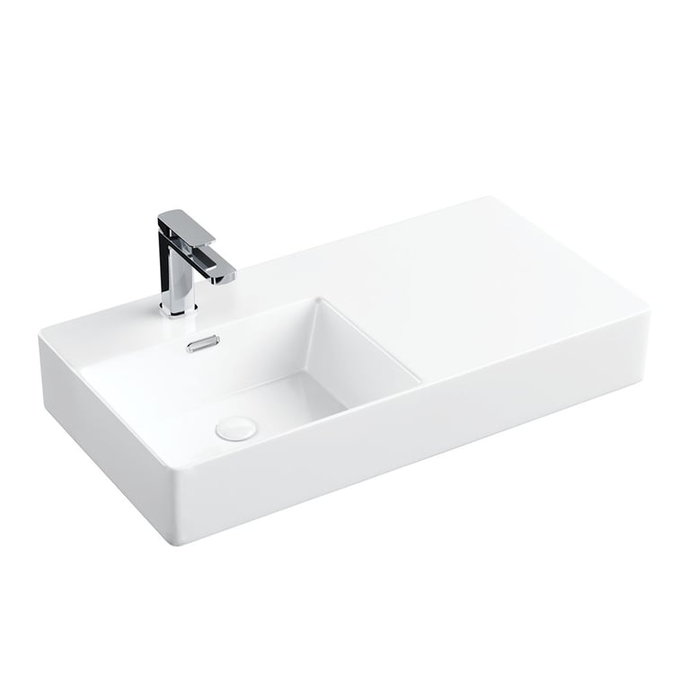 RB1603L 4 Image of Basin WallHung Fienza Petra Left 800