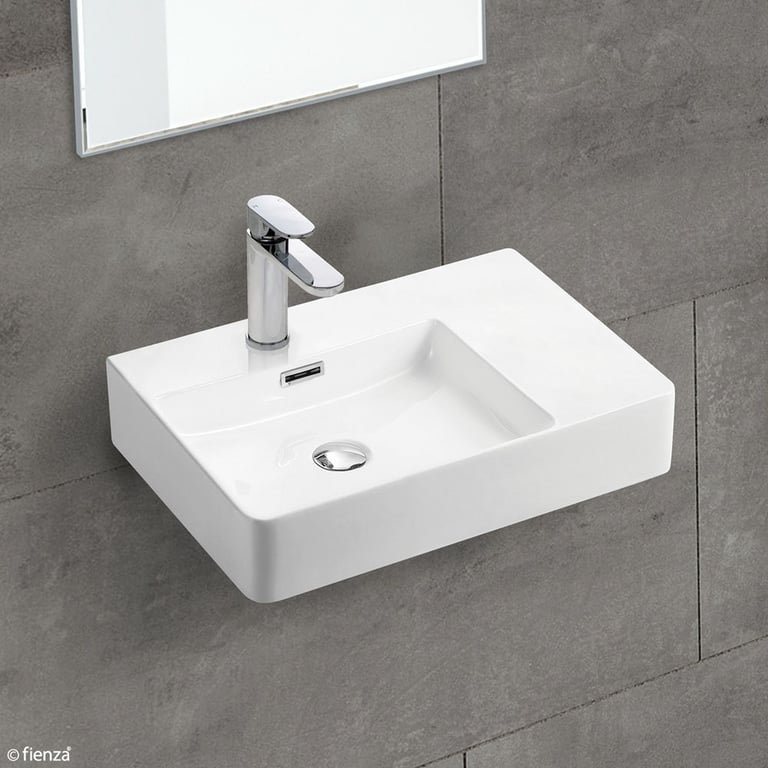 RB2223L 2 Image of Basin WallHung Fienza Petra Left