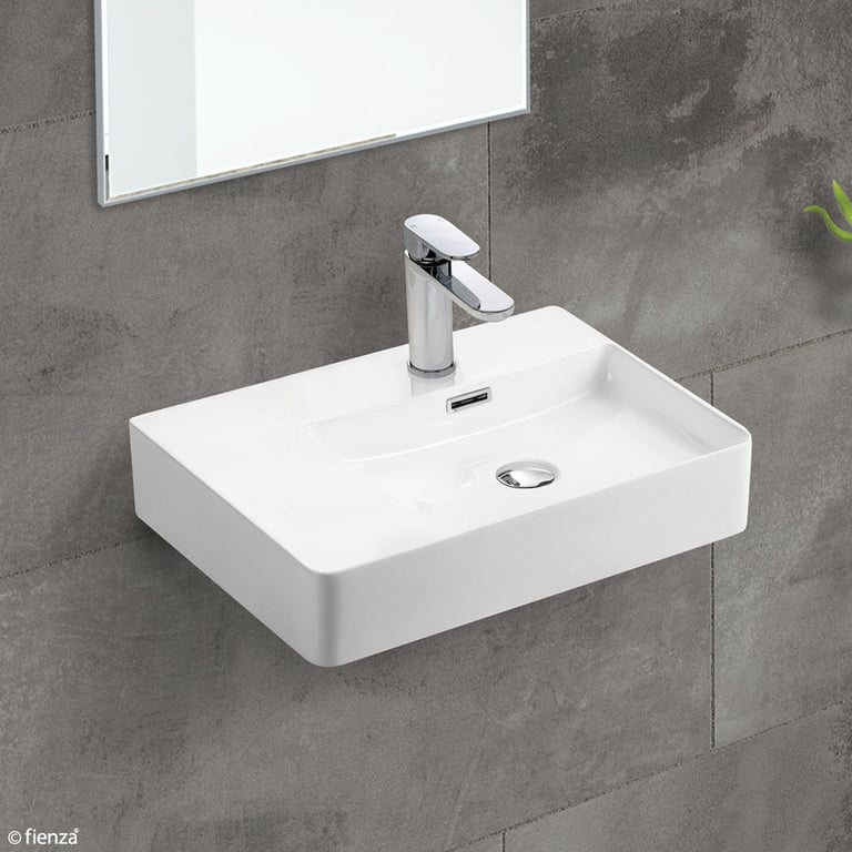 RB2223R 2 Image of Basin WallHung Fienza Petra Right